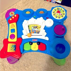 Fisher Price toddler baby toy - stand up activity station English Spanish Music